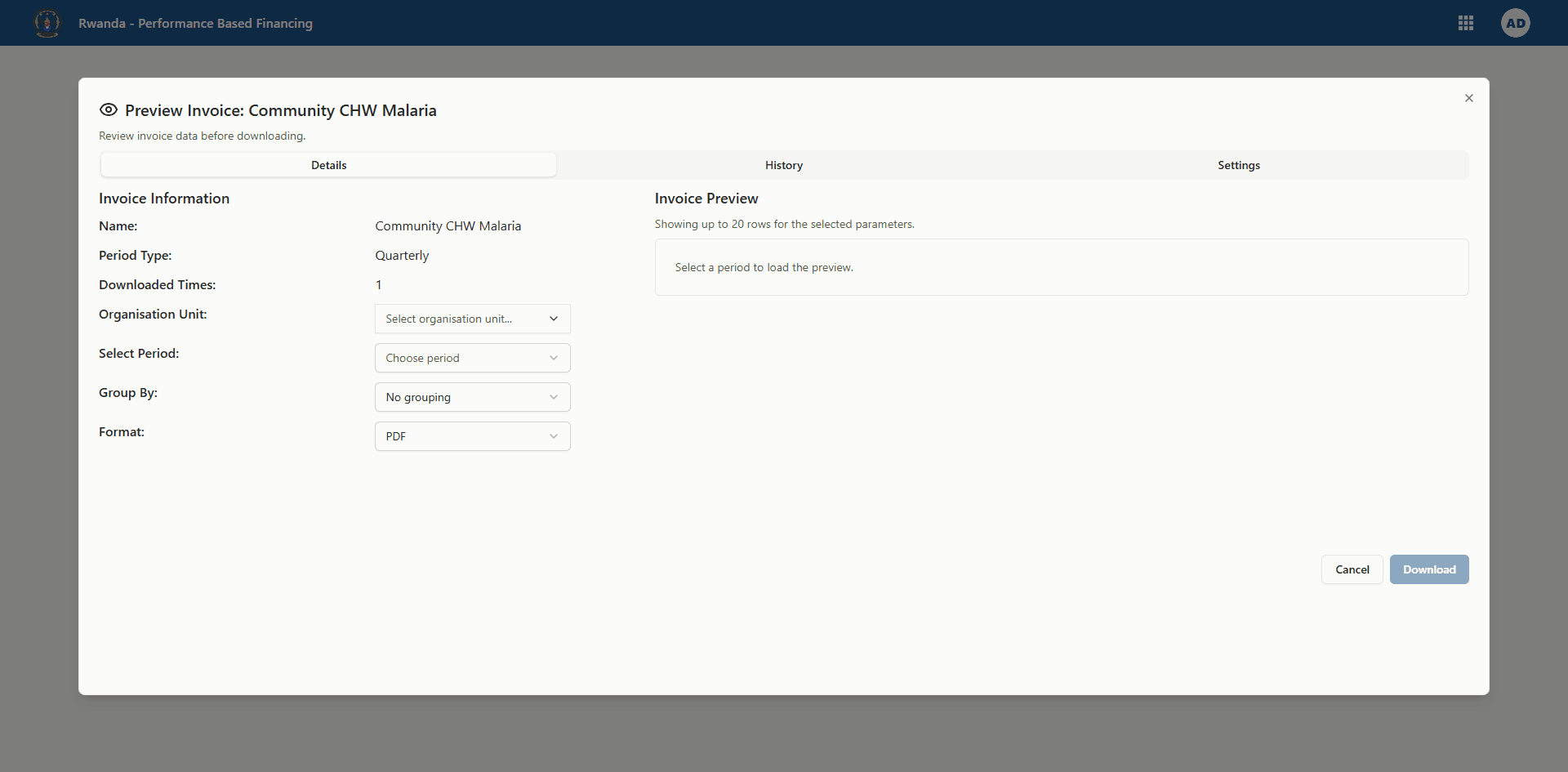 Details Tab preview and details